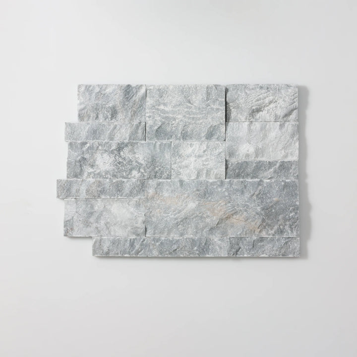 Blue Island Marble Split Face — 3PC (2"-4"-6") Combo