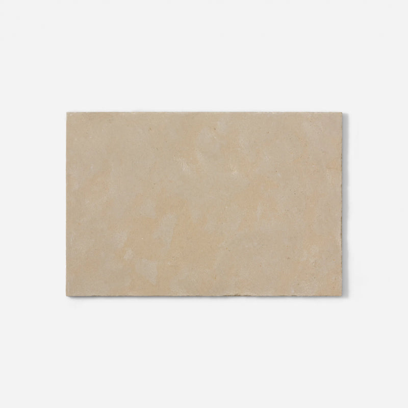 Atlas Beige Limestone Tile — 16x24 Sandblasted Distress Edge 1/2"