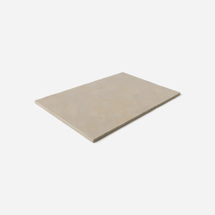 Atlas Beige Limestone Tile — 16x24 Sandblasted Distress Edge 1/2"