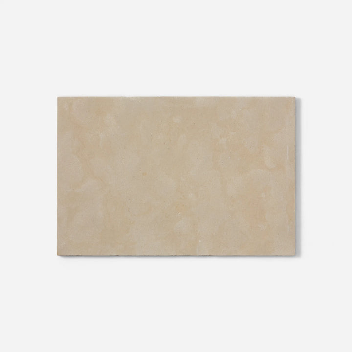Atlas Beige Limestone Tile — 16x24 Sandblasted Distress Edge 1/2"
