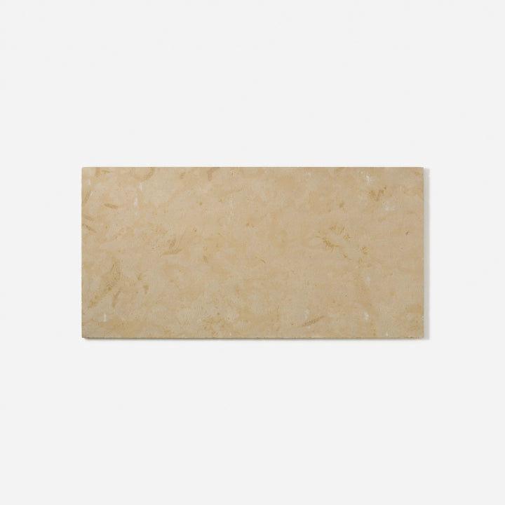 Atlas Beige Limestone Tile — 24x48 Sandblasted Distress Edge 3/4"