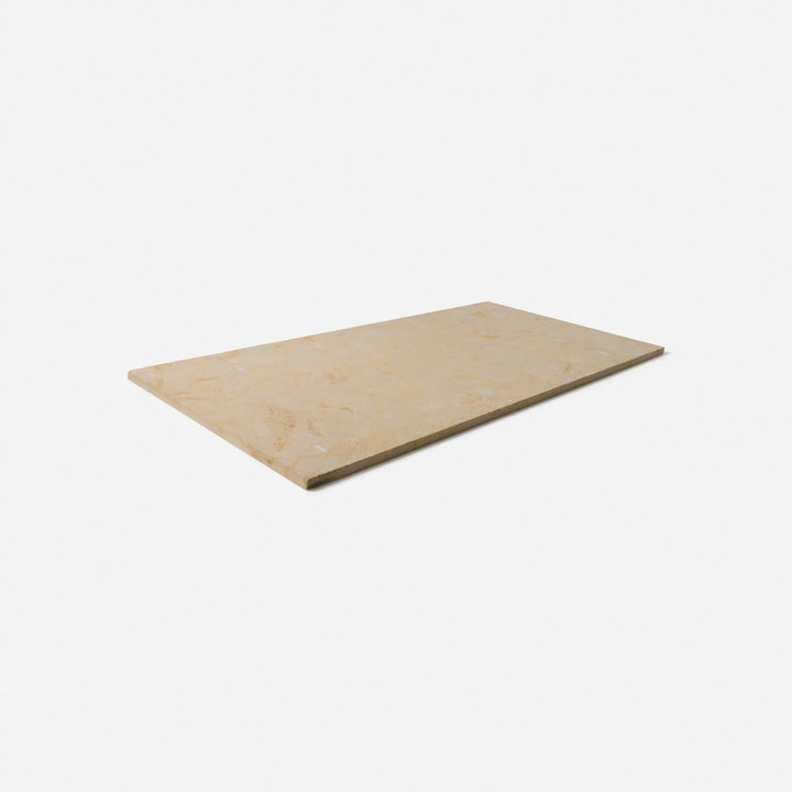 Atlas Beige Limestone Tile — 24x48 Sandblasted Distress Edge 3/4"