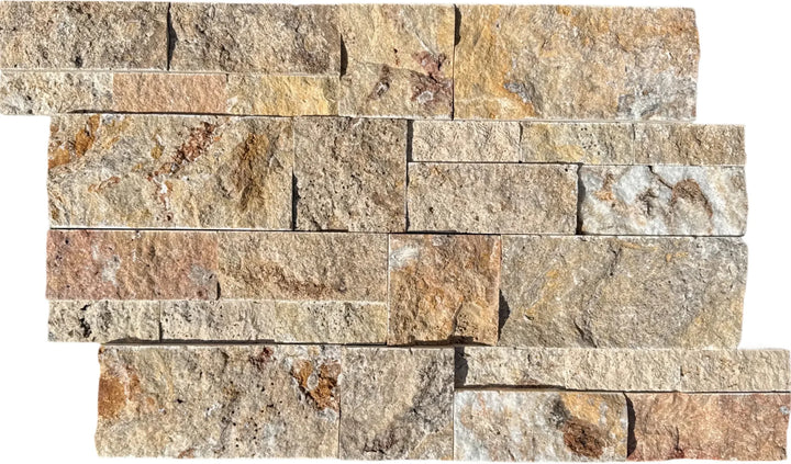 Autumn Leaves Travertine Ledger Panel