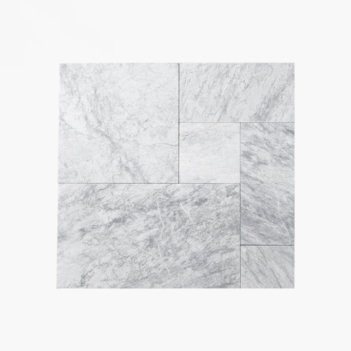 Zion Grey Marble Paver — French-Pattern