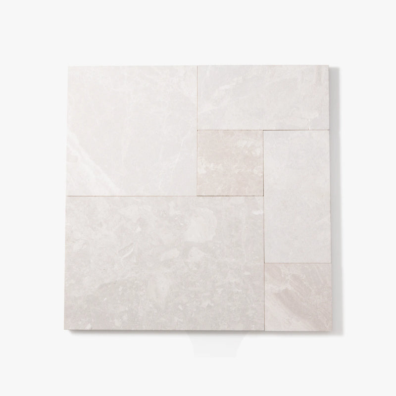 Nuvola Marble Paver — French-Pattern