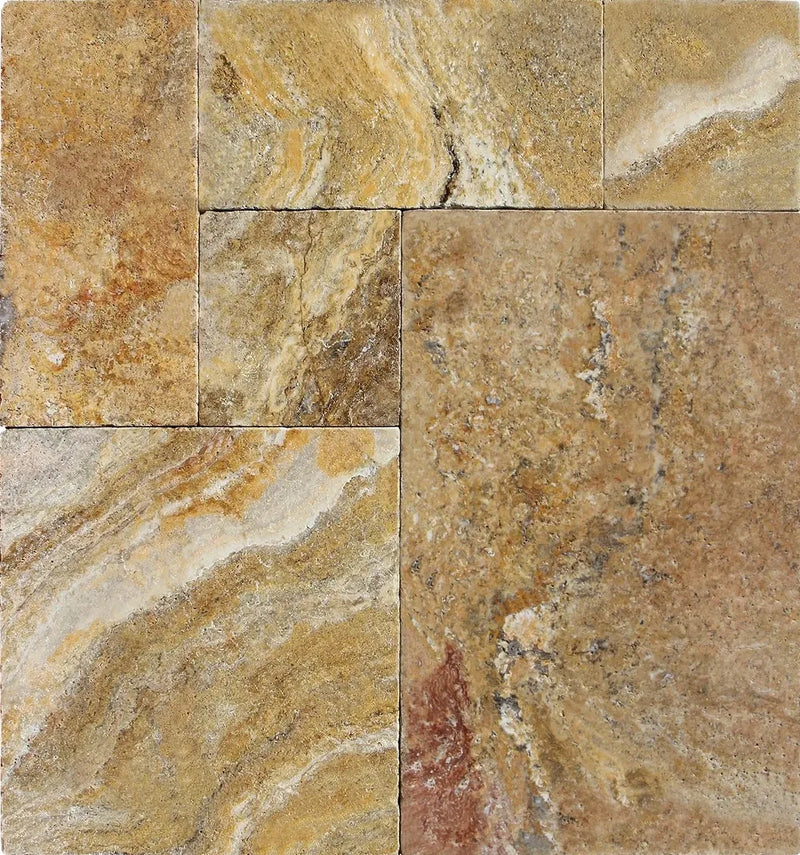 Autumn Leaves Travertine Paver