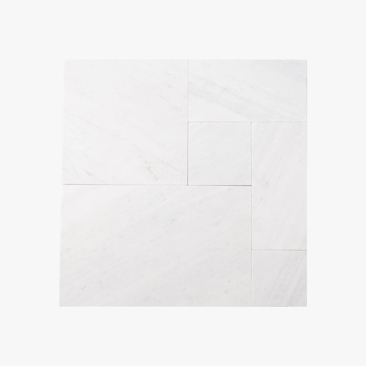 Luna Volacas Marble Paver — French-Pattern