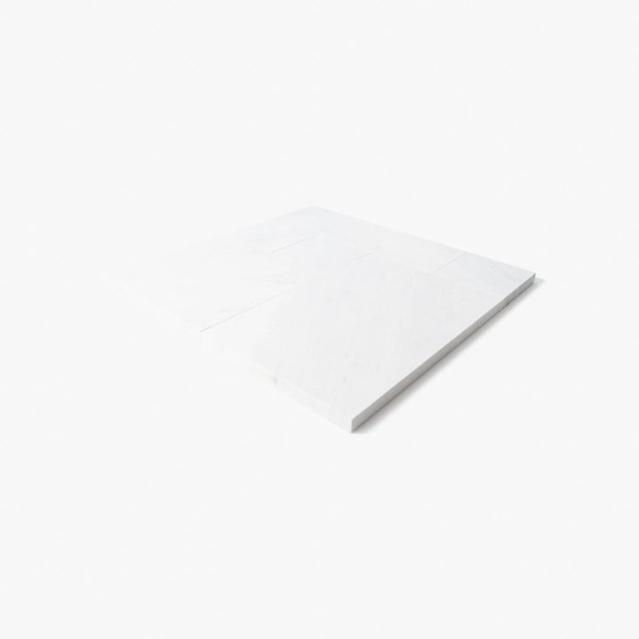 Luna Volacas Marble Paver — French-Pattern