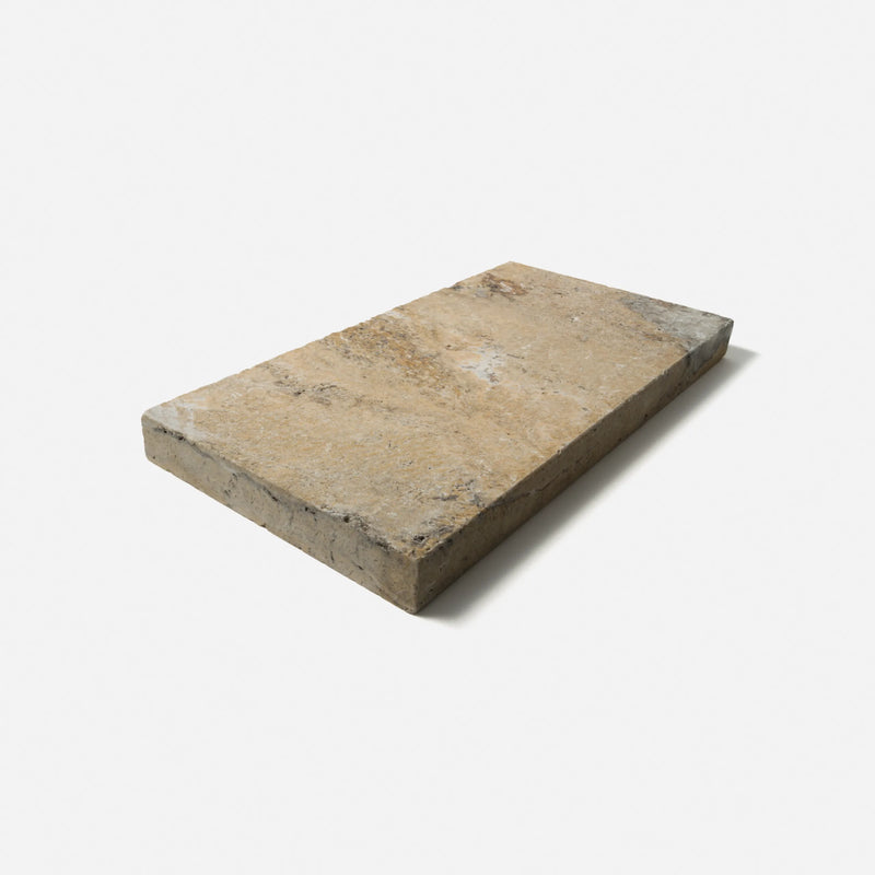 Autumn Leaves Travertine Pool Coping