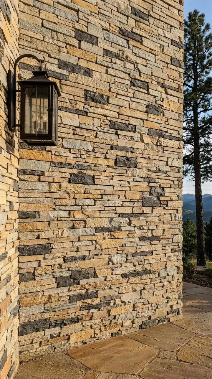Beige Quartz — 8x22 Rock Face