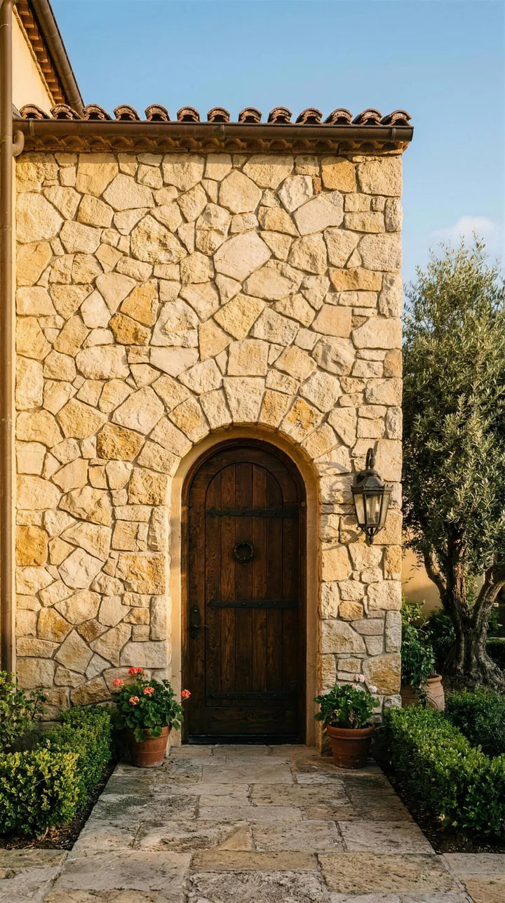 Cordoba Cream Travertine — Free Form Walling