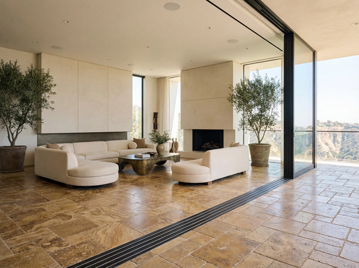 Autumn Leaves Travertine Tile