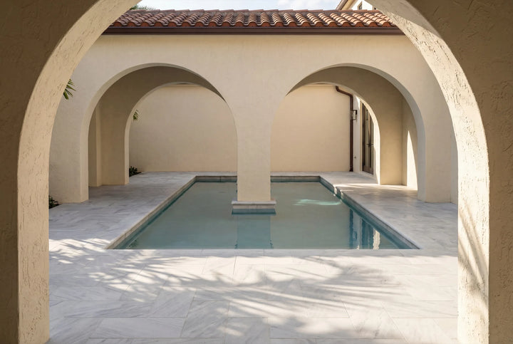 Luna Volacas Marble Pool Coping