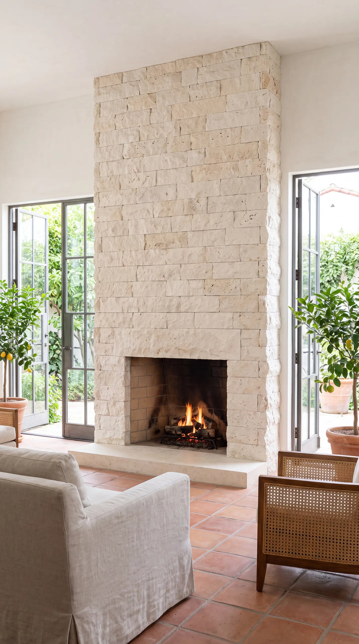 Cordoba Cream Travertine Split Face