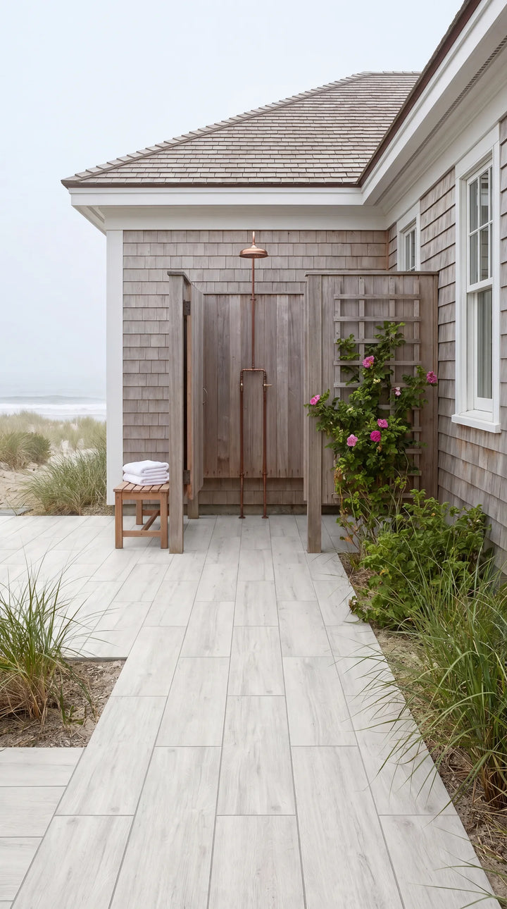 Wood Look Porcelain Paver — Sbiancato
