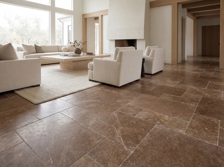 Noce Toros Travertine Pool Coping