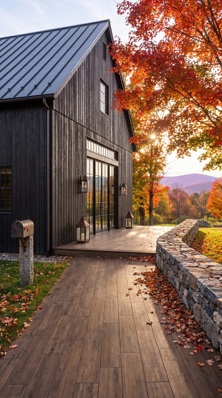 Wood Look Porcelain Paver — Mogano
