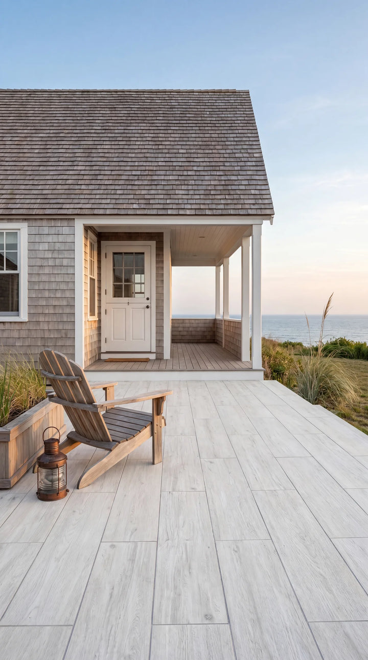 Wood Look Porcelain Paver — Sbiancato