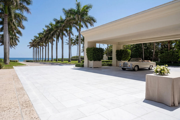 White Marble Paver