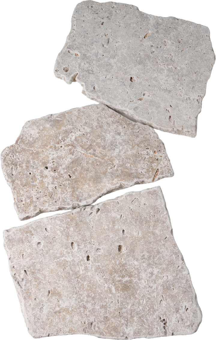 Silver Travertine Flagstone