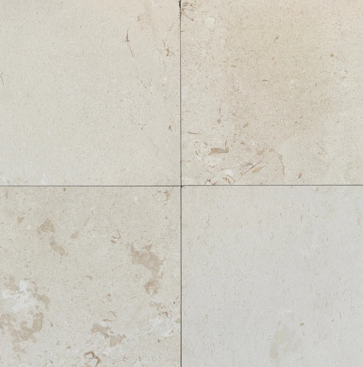 Desert Sand Limestone Tile — 18x18 Filled & Honed