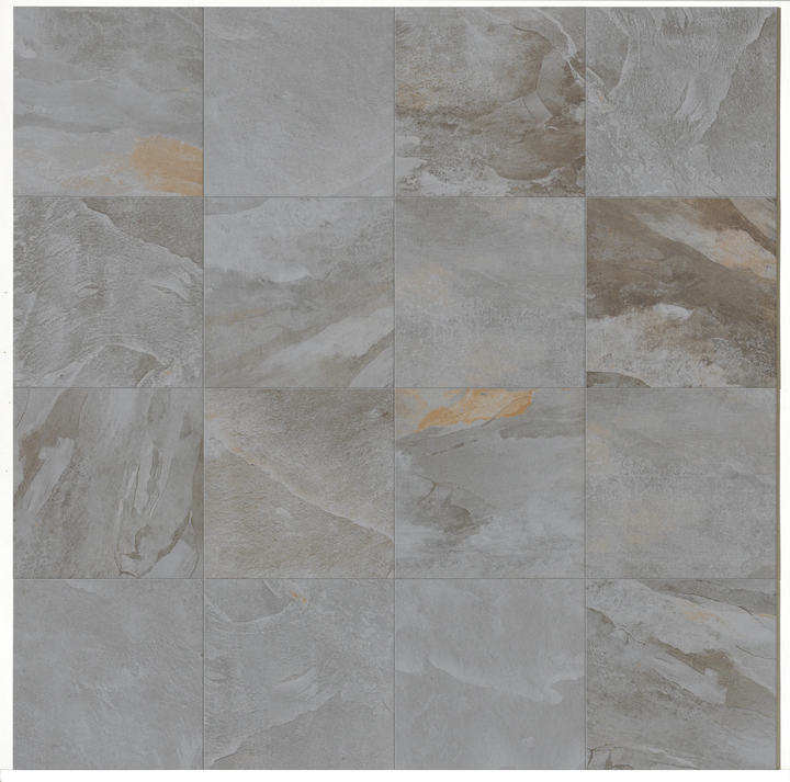 Silver Mix Rectified Porcelain