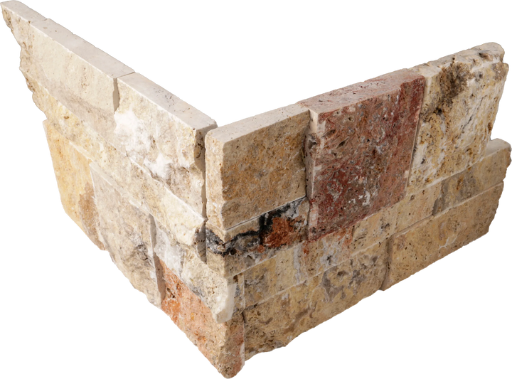 Autumn Leaves Travertine Ledger Panel