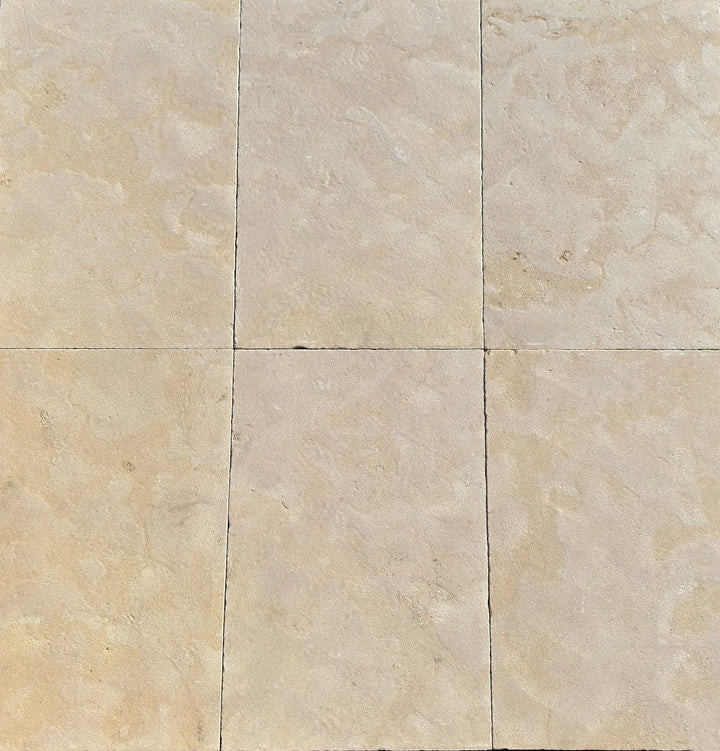 Atlas Beige Limestone Tile — 2x8 Aged Natural 3/4"