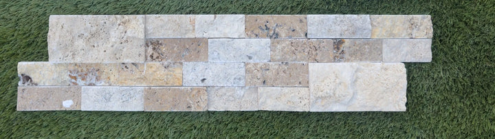 Autumn Leaves Travertine Ledger Panel
