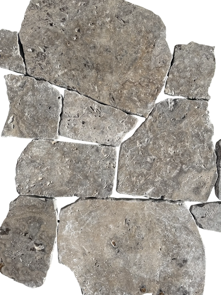 Silver Travertine Flagstone
