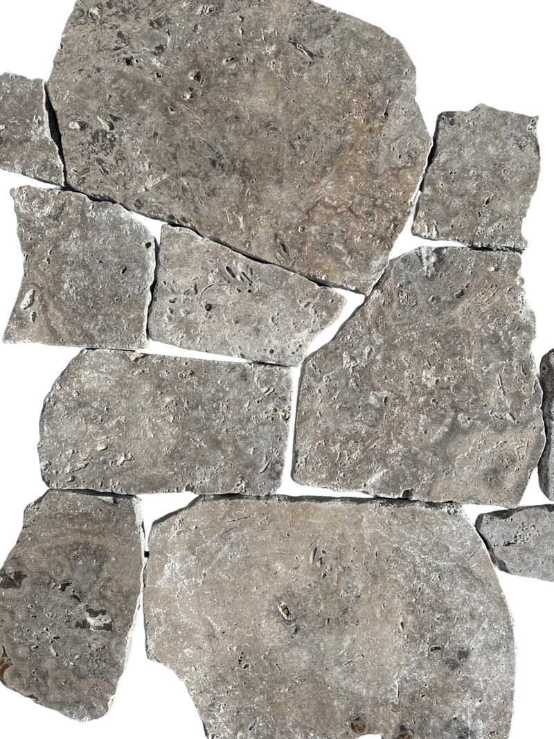 Silver Travertine Flagstone